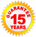15 years guarantee